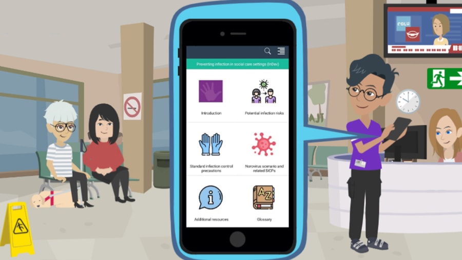 Join over 4000 social care workers with preventing infection control app at their fingertips