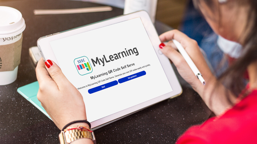 MyLearning QR code generator