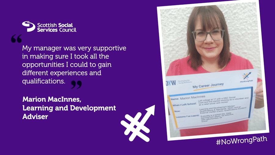 #NoWrongPath - Marion's path